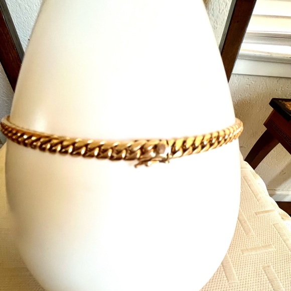 43 GRAMS 18K SOLID GOLD CHOKER/NECKLACE - Picture 4 of 8